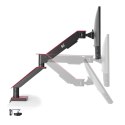 UCHWYT GAMINGOWY DO MONITORA LCD NANORS, 17-32", 8KG, VESA 75x75 ORAZ 100x100,  PODWÓJNE RAMIĘ, RS162