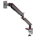 UCHWYT GAMINGOWY DO MONITORA LCD NANORS, 17-32", 8KG, VESA 75x75 ORAZ 100x100,  PODWÓJNE RAMIĘ, RS162