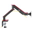 UCHWYT GAMINGOWY DO MONITORA LCD NANORS, 17-32", 8KG, VESA 75x75 ORAZ 100x100,  PODWÓJNE RAMIĘ, RS162