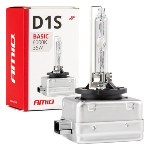 ŻARÓWKA KSENONOWA ŻARNIK xENON D1S 35W 6000K AMIO BASIC AMIO-02943 ŻARÓWKA KSENONOWA ŻARNIK xENON D1S 35W 6000K AMIO BASIC AMIO-02943