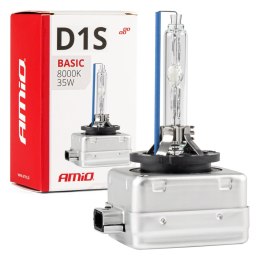 ŻARÓWKA KSENONOWA ŻARNIK xENON D1S 35W 8000K AMIO BASIC AMIO-02944