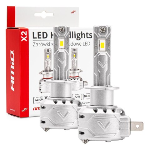 ŻARÓWKI SAMOCHODOWE LED SERIA x2 H1 6500K CANBUS AMIO-02970 ŻARÓWKI SAMOCHODOWE LED SERIA x2 H1 6500K CANBUS AMIO-02970