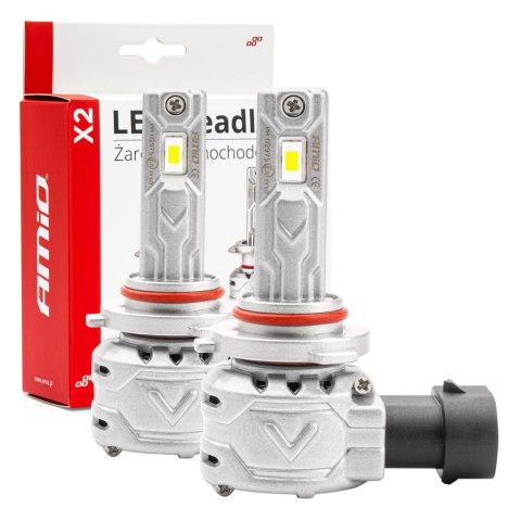 ŻARÓWKI SAMOCHODOWE LED SERIA x2 HB3 9005/HIR1 9011/H10 6500K CANBUS AMIO-02975 ŻARÓWKI SAMOCHODOWE LED SERIA x2 HB3 9005/HIR1 9011/H10 6500K CANBUS AMIO-02975
