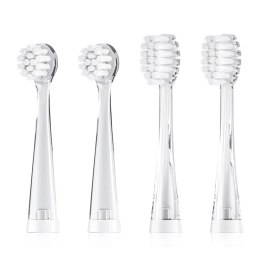 ZESTAW ZA PASOWYCH SZCZOTECZEK DO SG-513 SEAGO, 4 SZT., KOLOR TRANS PARENTNY, SG-513 REFILL