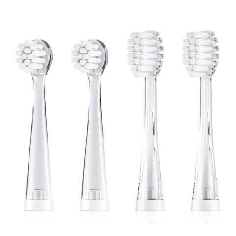 ZESTAW ZA PASOWYCH SZCZOTECZEK DO SG-513 SEAGO, 4 SZT., KOLOR TRANS PARENTNY, SG-513 REFILL