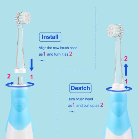 ZESTAW ZA PASOWYCH SZCZOTECZEK DO SG-513 SEAGO, 4 SZT., KOLOR TRANS PARENTNY, SG-513 REFILL ZESTAW ZA PASOWYCH SZCZOTECZEK DO SG-513 SEAGO, 4 SZT., KOLOR TRANS PARENTNY, SG-513 REFILL