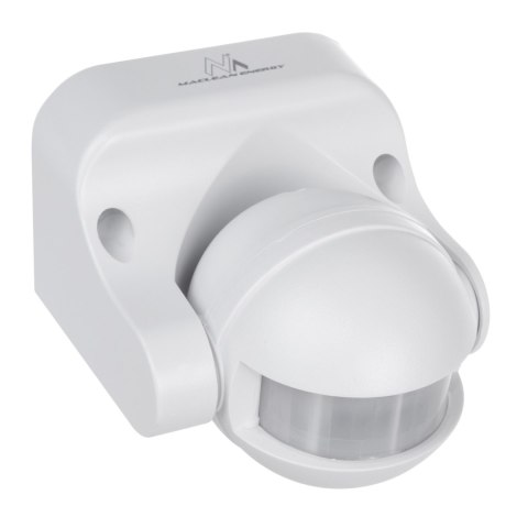 CZUJNIK RUCHU PIR MACLEAN, NA PODCZERWIEŃ, IP44, BIAŁY, ZASIĘG 12M, MAx. OBIĄŻENIE 800/1200W, MCE358 W CZUJNIK RUCHU PIR MACLEAN, NA PODCZERWIEŃ, IP44, BIAŁY, ZASIĘG 12M, MAx. OBIĄŻENIE 800/1200W, MCE358 W