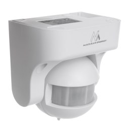 CZUJNIK RUCHU PIR MACLEAN, NA  PODCZERWIEŃ, IP44, BIAŁY, ZASIĘG 12M, MAx. OBIĄŻENIE 800/1200W, MCE358 W