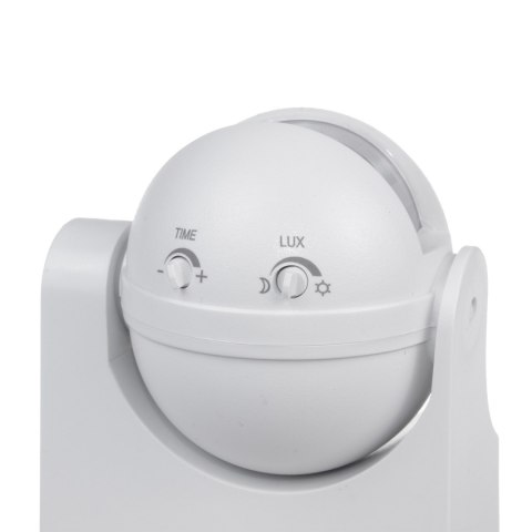 CZUJNIK RUCHU PIR MACLEAN, NA PODCZERWIEŃ, IP44, BIAŁY, ZASIĘG 12M, MAx. OBIĄŻENIE 800/1200W, MCE358 W CZUJNIK RUCHU PIR MACLEAN, NA PODCZERWIEŃ, IP44, BIAŁY, ZASIĘG 12M, MAx. OBIĄŻENIE 800/1200W, MCE358 W