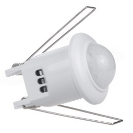 CZUJNIK RUCHU PIR MACLEAN, SUFITOWY DO ZABUDOWY, ZASIĘG 6M, MAx. OBCIĄŻENIE 300/150W, MCE359