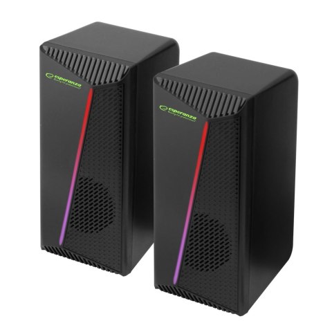 EGS106 ES PERANZA GŁOŚNIKI 2.0 USB LED RAINBOW NORTEC EGS106 ES PERANZA GŁOŚNIKI 2.0 USB LED RAINBOW NORTEC