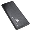 OBUDOWA DYSKU MACLEAN, SSD M.2, NVME (PCIE), NGFF (SATA), USB 3.1, ROZMIARY 2230/2240/2260/2280, ALUMINIOWA OBUDOWA, MCE443