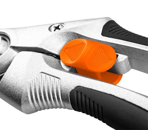 SEKATOR BY PASS 210 MM, ZAKRES DO 20 MM, ALUMINIOWY, UCHWYT POKRYTY GUMĄ TPR SEKATOR BY PASS 210 MM, ZAKRES DO 20 MM, ALUMINIOWY, UCHWYT POKRYTY GUMĄ TPR