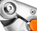 SEKATOR KOWADEŁKOWY 210 MM, ZAKRES DO 20 MM, ALUMINIOWY, UCHWYT  POKRYTY GUMĄ TPR