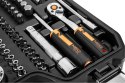 KLUCZE NASADOWE 1/2", 1/4" , ZESTAW 82 SZT. ECO