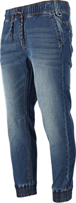 S PODNIE JOGGERY JEANSOWE NIEBIESKIE STRETCH, 