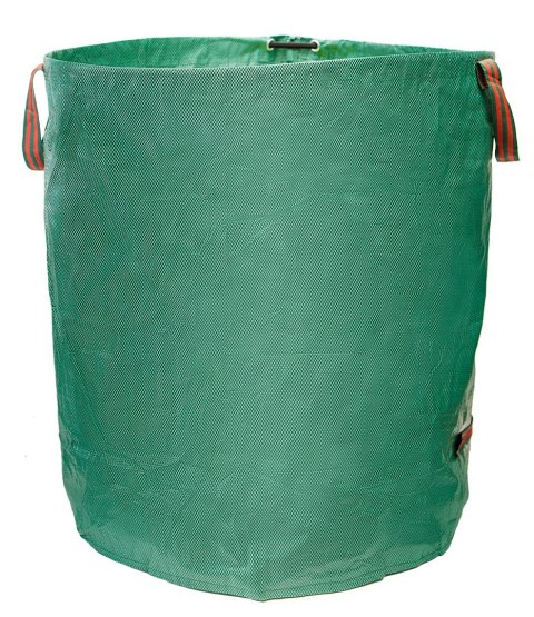 TORBA OGRODOWA 270 L, 150 G/M2; PP; USZTYWNIONA KRAWĘDŹ, 3 UCHWYTY, 67 x 76 CM TORBA OGRODOWA 270 L, 150 G/M2; PP; USZTYWNIONA KRAWĘDŹ, 3 UCHWYTY, 67 x 76 CM