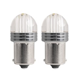 ŻARÓWKI LED STANDARD  P21W 9SMD 12V CLEAR BLISTER 2 SZT. AMIO-02953