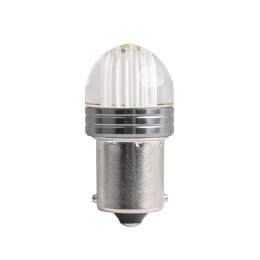 ŻARÓWKI LED STANDARD  P21W 9SMD 12V CLEAR WHITE 100 SZT AMIO-02954