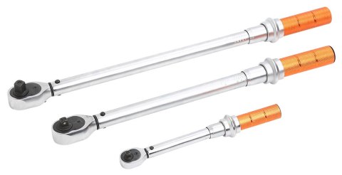 ZESTAW KLUCZY DYNAMOMETRYCZNYCH 1/4", 3/8", 1/2" 3 SZT. ZESTAW KLUCZY DYNAMOMETRYCZNYCH 1/4", 3/8", 1/2" 3 SZT.