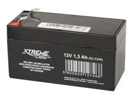 82-234# AKUMULATOR ŻELOWY 12V 1.3AH xTREME 98x52x44_4,8