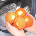AG895A GĄBKA DO  PRANIA ANTYKŁACZKI ORANGE