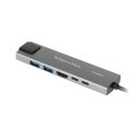 ADA PTER (HUB) USB TY PU C NA HDMI/2x USB3.0/2x USB TY PU C/RJ45