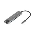 ADA PTER (HUB) USB TY PU C NA HDMI/2x USB3.0/2x USB TY PU C/RJ45