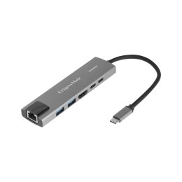 ADA PTER (HUB) USB TY PU C NA HDMI/2x USB3.0/2x USB TY PU C/RJ45