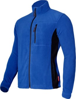 BLUZA  POLAR. GRANATOWO-CZARNA, 