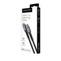 KABEL USB TY PU C - WTYK LIGHTNING C94 MFI 1 M KRUGER&MATZ