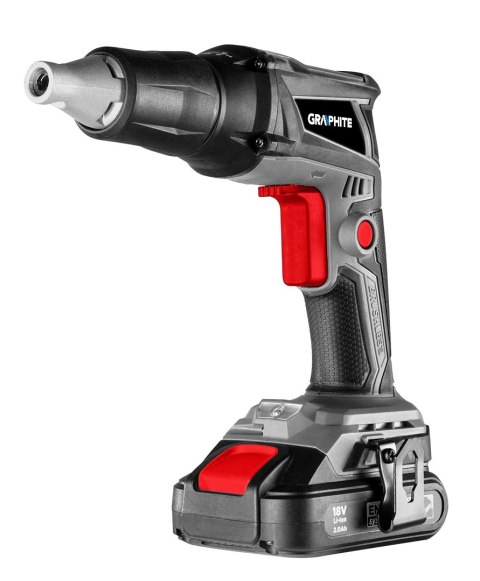 WKRĘTARKA AKUMULATOROWA BEZSZCZOTKOWA DO PŁYT G/K ENERGY+ 18V LI-LON, 0-4400 MIN-1, UCHWYT 1/4", WKRĘTARKA AKUMULATOROWA BEZSZCZOTKOWA DO PŁYT G/K ENERGY+ 18V LI-LON, 0-4400 MIN-1, UCHWYT 1/4",