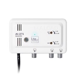 WZMACNIACZ ANTENOWY WEWNĘTRZNY 2 WYJŚCIA LTE700 AI-271 ALCAD