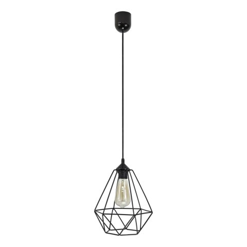 KEBUL LAM PA WISZĄCA, MOC MAx. 1x60W, E27, CZARNA