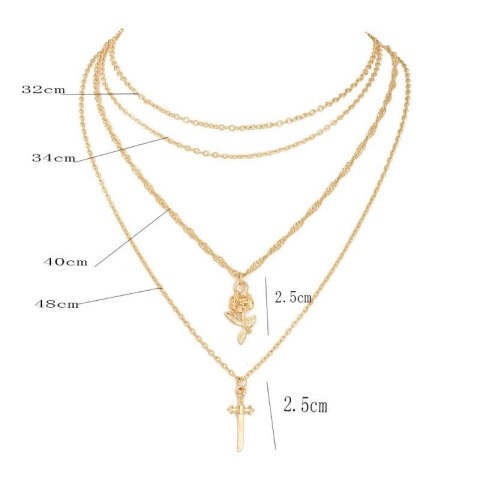 NASZYJNIK DELIKATNY MULTI N748