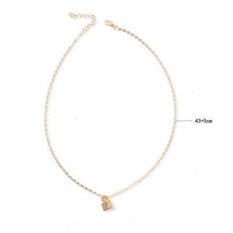 NASZYJNIK DELIKATNY WISZĄCA KŁÓDKA N724