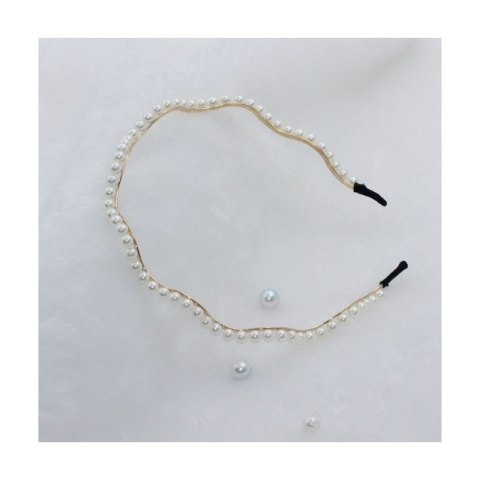 OPASKA DO WŁOSÓW OZDOBNA PEREŁKOWA O424 OPASKA DO WŁOSÓW OZDOBNA PEREŁKOWA O424