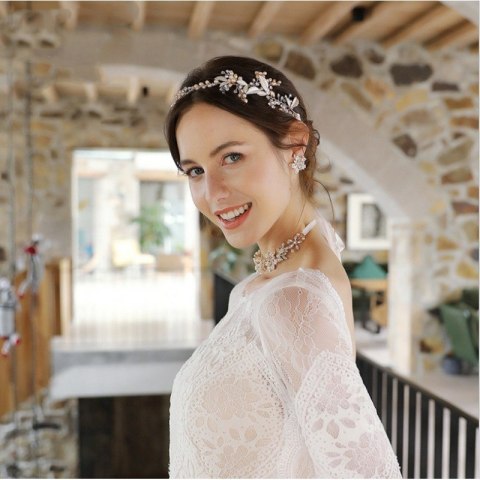 OPASKA DO WŁOSÓW ŚLUBNA KOLEKCJA 2021/2022 OPS27