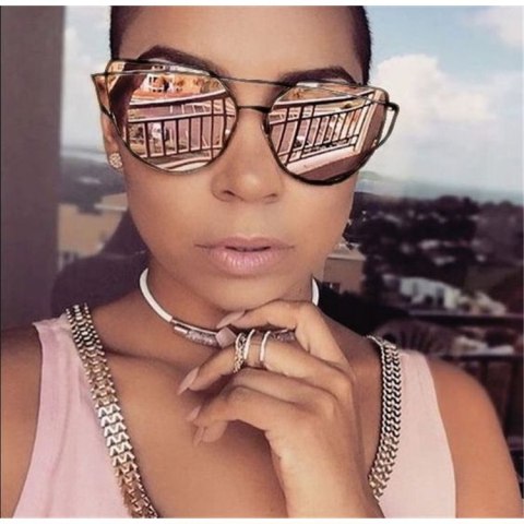 OKULARY PRZECIWSŁONECZNE GLAM ROCK FASHION LUSTRZANKI RÓŻOWE OK21WZ21