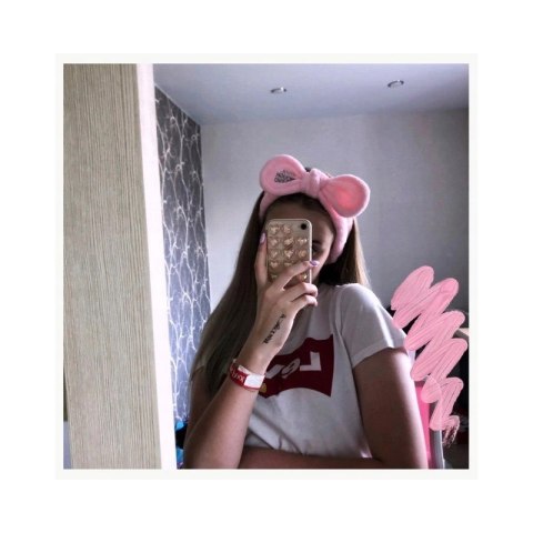 OPASKA KOSMETYCZNA USZKA OZDOBNA NA GUMCE O321R OPASKA KOSMETYCZNA USZKA OZDOBNA NA GUMCE O321R