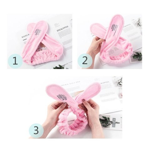 OPASKA KOSMETYCZNA USZKA OZDOBNA NA ŻYŁCE O232N OPASKA KOSMETYCZNA USZKA OZDOBNA NA ŻYŁCE O232N