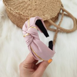 OPASKA TURBAN Z MATERIAŁU GRUBA ZŁOCONA O219R