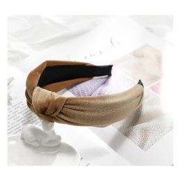 OPASKA TURBAN Z MATERIAŁU KREM O229K