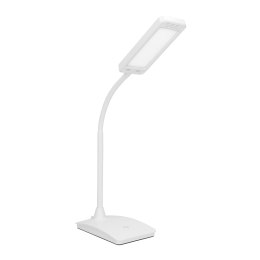 AMET LED DIM 6W, LAM PKA BIURKOWA, 360LM, 3000K, BIAŁA, FUNKCJA ŚCIEMNIANIA