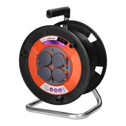 BRYZGOSZCZELNY ZWIJAK BĘBNOWY IP44 4x2P+Z (SCHUKO) 16A 230V
