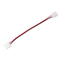 DWUSTRONNA ZŁĄCZKA DO SZYBKIEGO MONTAŻU (SZYBKOZŁĄCZKA) TAŚM LED 10MM 2 PIN- PRZEWÓD-2 PIN