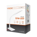 ERIE LED DIM 7W, LAM PKA BIURKOWA, 400LM, BIAŁA, FUNKCJA ŚCIEMNIANIA I ZMIANY TEM PERATURY BARWOWEJ 3000K-4000K-6000K