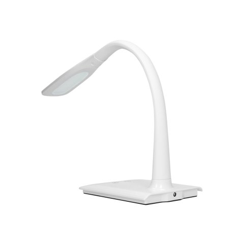 ERIE LED DIM 7W, LAM PKA BIURKOWA, 400LM, BIAŁA, FUNKCJA ŚCIEMNIANIA I ZMIANY TEM PERATURY BARWOWEJ 3000K-4000K-6000K ERIE LED DIM 7W, LAM PKA BIURKOWA, 400LM, BIAŁA, FUNKCJA ŚCIEMNIANIA I ZMIANY TEM PERATURY BARWOWEJ 3000K-4000K-6000K