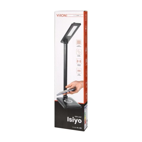 ISIYO LED 7W LAM PKA BIURKOWA Z ŁADOWARKĄ INDUKCYJNĄ I USB, 390LM, 3000-4000-6000K, ZMIANA TEM PERATURY BARWOWEJ I FUNKCJA ŚCIEMNI ISIYO LED 7W LAM PKA BIURKOWA Z ŁADOWARKĄ INDUKCYJNĄ I USB, 390LM, 3000-4000-6000K, ZMIANA TEM PERATURY BARWOWEJ I FUNKCJA ŚCIEMNI