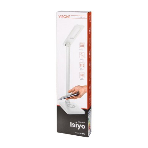ISIYO LED 7W LAM PKA BIURKOWA Z ŁADOWARKĄ INDUKCYJNĄ I USB, 390LM, 3000-4000-6000K, ZMIANA TEM PERATURY BARWOWEJ I FUNKCJA ŚCIEMNI ISIYO LED 7W LAM PKA BIURKOWA Z ŁADOWARKĄ INDUKCYJNĄ I USB, 390LM, 3000-4000-6000K, ZMIANA TEM PERATURY BARWOWEJ I FUNKCJA ŚCIEMNI